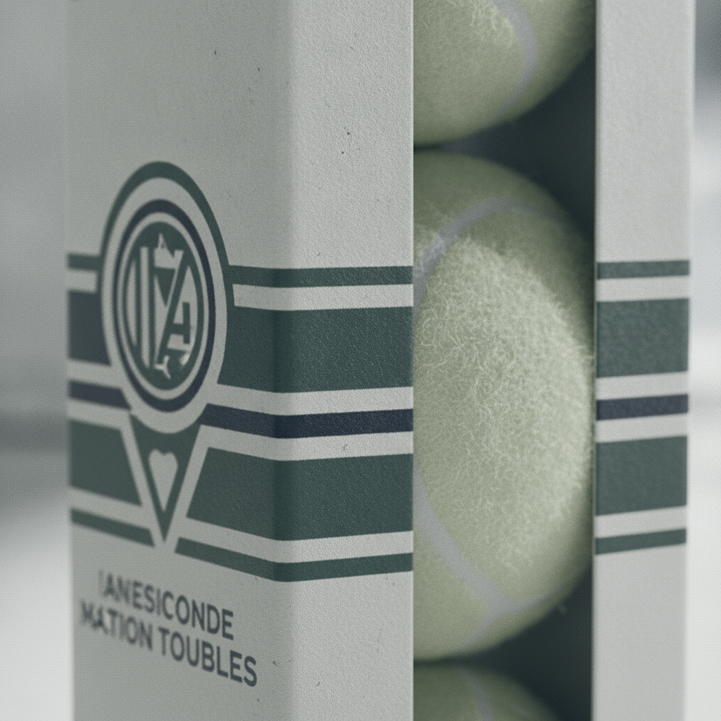 Platform tennis balls (case), on the deck